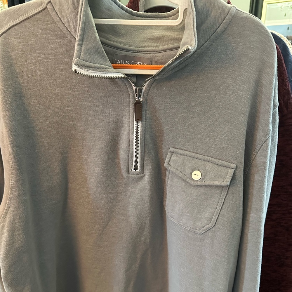 Falls Creek Light Gray Pullover